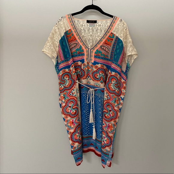 Kaitlyn Sundress / Beach Cover-Up w/ Tassel-Ties - Picture 3 of 13